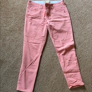 Democracy coral skinny fit stretch jeans
